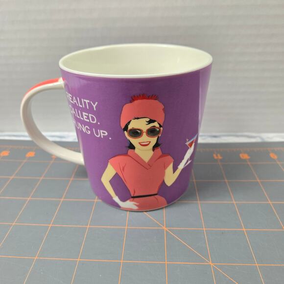 Blunt Card Sassy Reality Called I Hung Up Coffee Tea Mug - Picture 7 of 11
